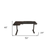 59" Adjustable Black L Shape Computer Desk