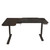 59" Adjustable Black L Shape Computer Desk
