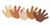Hand Multicultural Creative Cut-Outs