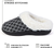 Roxoni Womens Cozy Memory Foam Slippers, Fuzzy Warm Faux Fur, Indoor Outdoor Rubber Sole
