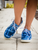 Bruh 1 Blue Plaid Sneakers Size 11