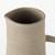 14" Rustic Organic Black And Natural Decorative Jug
