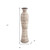 31" Beige And Brown Striped Bud Ceramic Floor Vase
