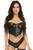 Top Drawer Faux Leather Bustier Top with Zipper