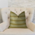Plutus Bridge Cliff Taupe and Gray Handmade Luxury Pillow