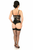 Lavish Velvet Underwire Open Cup Cincher Corset
