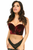 Lavish Crushed Velvet Underwire Short Bustier