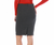 InstantFigure Short Pencil Skirt with Back Zip