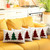 Homeroots Home Decor Set of 4 Christmas Tree Trio Plaid Lumbar Pillow Covers, 12x20 Inches, Set of 4
