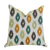 Plutus Wild Ingrid Ikat Multi Color Luxury Throw Pillow