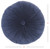 Dark Blue Tufted Round Throw Pillow - 4512822830933
