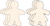 Kid Shape Set Single Color Small Cut-Outs