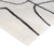 4' X 6' Ivory And Black Abstract Area Rug