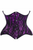 Top Drawer Lace Double Steel Boned Curvy Cut Waist Cincher Corset