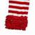 AnnLoren Baby Toddler Big Girls Boutique Red Ruffle Butt Leggings