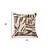 18" X 18" X 5" Zebra Black On White Patchwork Cowhide  Pillow