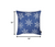 Homeroots Home Decor Blue And White Snowflakes Throw Pillow