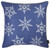 Blue and White Snowflakes Throw Pillow - 808230076716