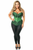 Top Drawer Brocade Steel Boned Corset with Black Eyelash Lace
