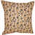 Floral Garden Cushion Cover Design Home Accent Chanderi Print Fabric Furnishing - 16" x 16"