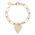 HELENA & LARGE ELONGATED LINK CHAIN BRACELET