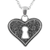 Bejeweled Heart Necklace