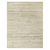 9' X 12' Ivory And Brown Wool Striped Hand Woven Area Rug