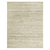 9' X 12' Ivory And Brown Wool Striped Hand Woven Area Rug