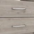 20" Gray Two Drawer Faux Wood Nightstand