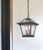 Matte Black Birdhouse Shape Outdoor Hanging Light