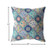 18” Blue Peach Trellis Suede Zippered Throw Pillow