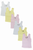 Bambini Girls's Six Pack Pastel Tank Top
