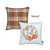 Set Of 2 18" Fall Thanksgiving Pumpkin Throw Pillow Cover