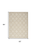 5' X 7' Cream And Beige Trellis Indoor Outdoor Area Rug