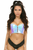 Lavish Holo Short Bustier Top