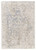 2' X 3' Ivory Blue And Tan Abstract Hand Woven Area Rug