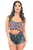 Lavish Floral Underwire Short Bustier