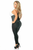 Top Drawer Steel Boned Underbust Corset with Zipper