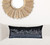 35" Black Philadelphia Nighttime Skyline Lumbar Decorative Pillow - 606114644156