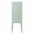 Pale Green Crosshatch Accent Storage Cabinet