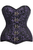 Top Drawer Curvy Brocade Double Steel Boned Overbust Corset