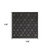 9' Charcoal And Black Square Trellis Indoor Outdoor Area Rug