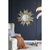 37" Gold Abstract Sunburst Iron Framed Accent Mirror