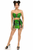Lavish Holo Bustier & Skirt Set
