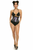 Top Drawer Patent & Fishnet Underbust Corset