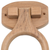 Traditional Solid Teak Heavy Duty Towel Ring