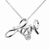 Love Necklace 316L Stainless Steel with Swarovski Crystal Pendant