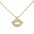 Golden Kiss Lips Necklace