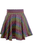 Rainbow Stars Print Stretch Lycra Skirt