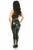Lavish Faux Leather Lace-Up Short Bustier Top